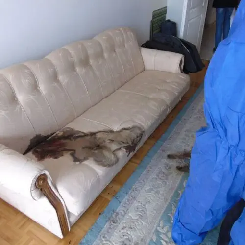 Sprzątanie po zmarłych w Rydułtowach